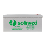 Solinved 12V 200AH Jel Akü - Görsel 2