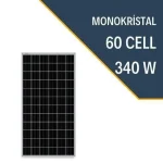 LEXRON 340W MONOKRİSTAL GÜNEŞ PANELİ