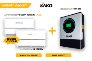 SAKO Off-Grid Hibrit Paket 11kW + 14.13kWh