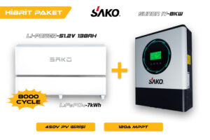 SAKO Off-Grid Hibrit Paket 8kW + 7kWh