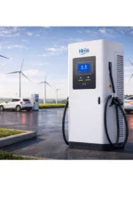 Hims HCDC-S2-80 Çift Soketli 80 kW DC Hızlı Elektrikli Araç Şarj İstasyonu - Görsel 2
