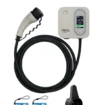 Hims HCDKB-22 22kw Destekli 5m Kablolu Smart Beyaz Elektrikli Araç Şarj İstasyonu