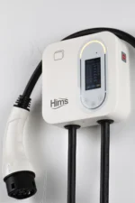Hims HCDKB-22 22kw Destekli 5m Kablolu Smart Beyaz Elektrikli Araç Şarj İstasyonu - Görsel 3
