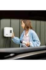 Hims HCDKB-22 22kw Destekli 5m Kablolu Smart Beyaz Elektrikli Araç Şarj İstasyonu - Görsel 6