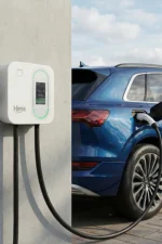 Hims HCDKB-22 22kw Destekli 5m Kablolu Smart Beyaz Elektrikli Araç Şarj İstasyonu - Görsel 7