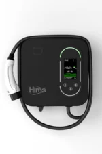 Hims HCDKS-22 22kW Tip 2 Soketli 5m Kablolu Siyah Smart Elektrikli Araç Şarj İstasyonu - Görsel 5