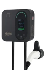 Hims HCDKS-22 22kW Tip 2 Soketli 5m Kablolu Siyah Smart Elektrikli Araç Şarj İstasyonu