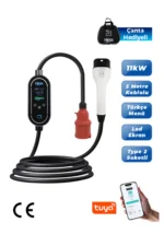 Hims HCTK-11-PS-S 11kW Akıllı Taşınabilir Araç Şarj Cihazı