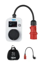 Hims HCTS-22-B 22kW Kilitli Soketli Beyaz Taşınabilir Araç Şarj Cihazı