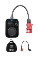 Hims HCTS-22-S 22kW Kilitli Soketli Siyah Taşınabilir Araç Şarj Cihazı
