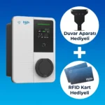 Hims HEVC-22 22kW Bireysel Duvar Tipi Araç Şarj Cihazı - Görsel 4